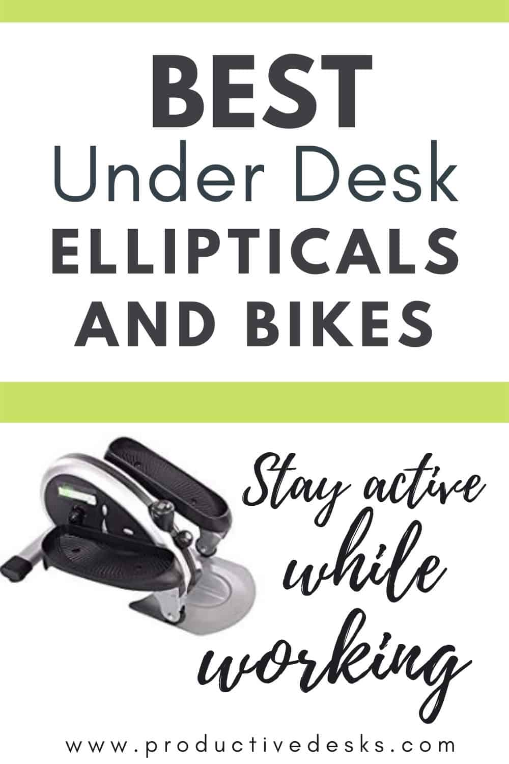 Best under desk ellipticals and bikes