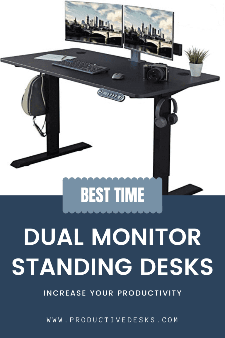 Best standing desks for two monitors